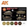 AK Interactive AK11654 3G 1945 PANZER COLORS 6x17 ml